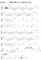 descargar la partitura para acordeón Brasilia carnaval (Chant : Chocolate Boys) (Relevé) en formato PDF