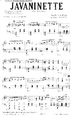 descargar la partitura para acordeón Javaninette (Java Mazurka) en formato PDF