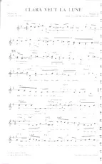 descargar la partitura para acordeón Clara veut la lune en formato PDF