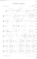 télécharger la partition d'accordéon Enfin seuls (Chant : Enzo Enzo et Kent) au format PDF