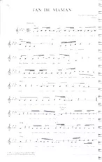 descargar la partitura para acordeón Fan de maman en formato PDF