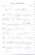 descargar la partitura para acordeón Osez Joséphine en formato PDF