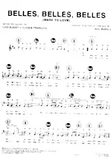 descargar la partitura para acordeón Belles belles belles (Made to love) en formato PDF