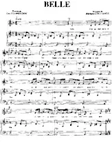 descargar la partitura para acordeón Belle (Notre dame de Paris) en formato PDF