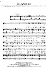 télécharger la partition d'accordéon Bambino (Chant : Dalida) (Fox) au format PDF
