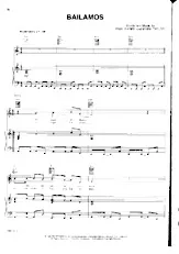 télécharger la partition d'accordéon Bailamos (Chant : Enrique Iglesias) au format PDF