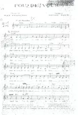 télécharger la partition d'accordéon Fou de vous (Chant : André Claveau) (Rumba) au format PDF
