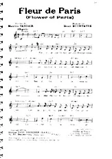 download the accordion score Fleur de Paris (Flower of Paris) in PDF format