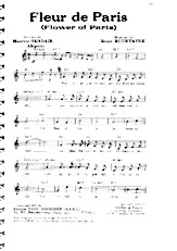 descargar la partitura para acordeón Fleur de Paris (Flower of Paris) en formato PDF