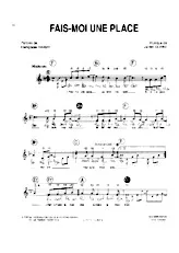 download the accordion score Fais moi une place    in PDF format