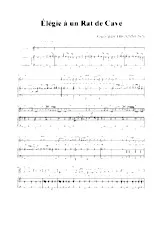 download the accordion score Elégie à un rat de cave    in PDF format