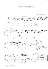 download the accordion score Pas l'indifférence    in PDF format