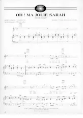 télécharger la partition d'accordéon Oh ma jolie Sarah (Gentle Sarah) (Chant : Johnny Hallyday) au format PDF