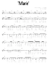 download the accordion score Marie  in PDF format