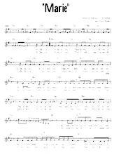 descargar la partitura para acordeón Marie  en formato PDF