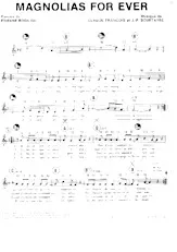 descargar la partitura para acordeón Magnolias for ever en formato PDF