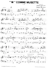 descargar la partitura para acordeón M comme musette (Valse) en formato PDF