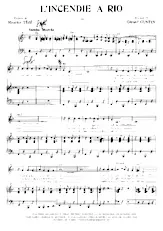 download the accordion score L'incendie à Rio (Chant : Sacha Distel) in PDF format