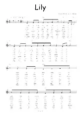 descargar la partitura para acordeón Lily    en formato PDF