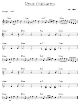 télécharger la partition d'accordéon Deux guitares (Relevé) au format PDF