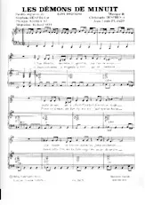 descargar la partitura para acordeón Les démons de minuit  (Love Emotion) en formato PDF