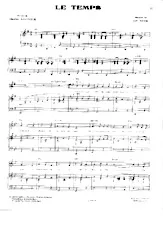 descargar la partitura para acordeón Le Temps en formato PDF