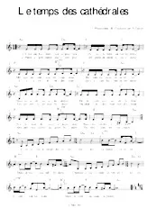 download the accordion score Le temps des cathédrales (Notre dame de Paris) in PDF format