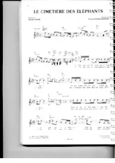 download the accordion score Le cimetière des éléphants   in PDF format