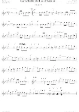 télécharger la partition d'accordéon La mélodie du lac d'amour (Slow Rock) au format PDF