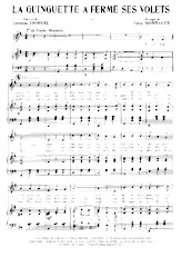 descargar la partitura para acordeón La guinguette a fermé ses volets (Valse Musette Chantée) en formato PDF