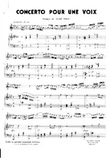 descargar la partitura para acordeón Concerto pour une voix    en formato PDF