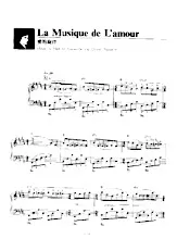 télécharger la partition d'accordéon La musique de l'amour    au format PDF