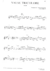 scarica la spartito per fisarmonica Valse Tricolore   in formato PDF
