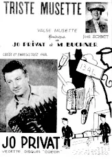 télécharger la partition d'accordéon Triste musette (Valse Musette) au format PDF