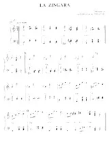 download the accordion score La zingara (Java Lente) in PDF format