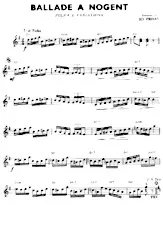 descargar la partitura para acordeón Ballade à Nogent (Polka à variations) en formato PDF
