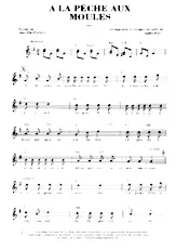 télécharger la partition d'accordéon A la pêche aux moules (Chant : Jacques Martin) au format PDF