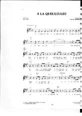 download the accordion score A la queuleuleu (Chant : André Bézu) in PDF format