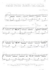 scarica la spartito per fisarmonica Zorba the Greek (Zorba le Grec) in formato PDF