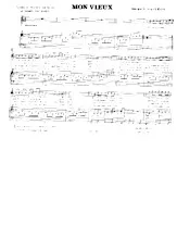 download the accordion score Mon vieux in PDF format