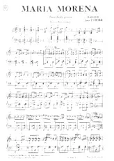 descargar la partitura para acordeón Maria Morena (Paso Doble) en formato PDF