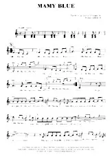 descargar la partitura para acordeón Mamy Blue (Chant : Nicoletta) en formato PDF
