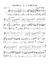 télécharger la partition d'accordéon Hymne à l'amour au format PDF