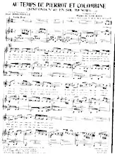 descargar la partitura para acordeón Au temps de Pierrot et Colombine (Sinfonia n°40 en sol menor) (D'après la symphonie n° 40 de Mozart) en formato PDF