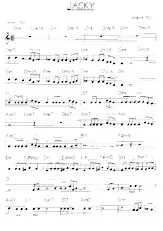 download the accordion score Jacky (Relevé) in PDF format