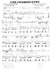 descargar la partitura para acordeón Une chanson d'été (Slow) en formato PDF