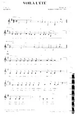 download the accordion score Voilà l'été in PDF format