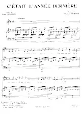 descargar la partitura para acordeón C'était l'année dernière en formato PDF