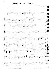 télécharger la partition d'accordéon Voyage en italie au format PDF