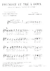 download the accordion score Prendre le thé à deux (Extrait de l'opérette : Le pays du sourire) in PDF format